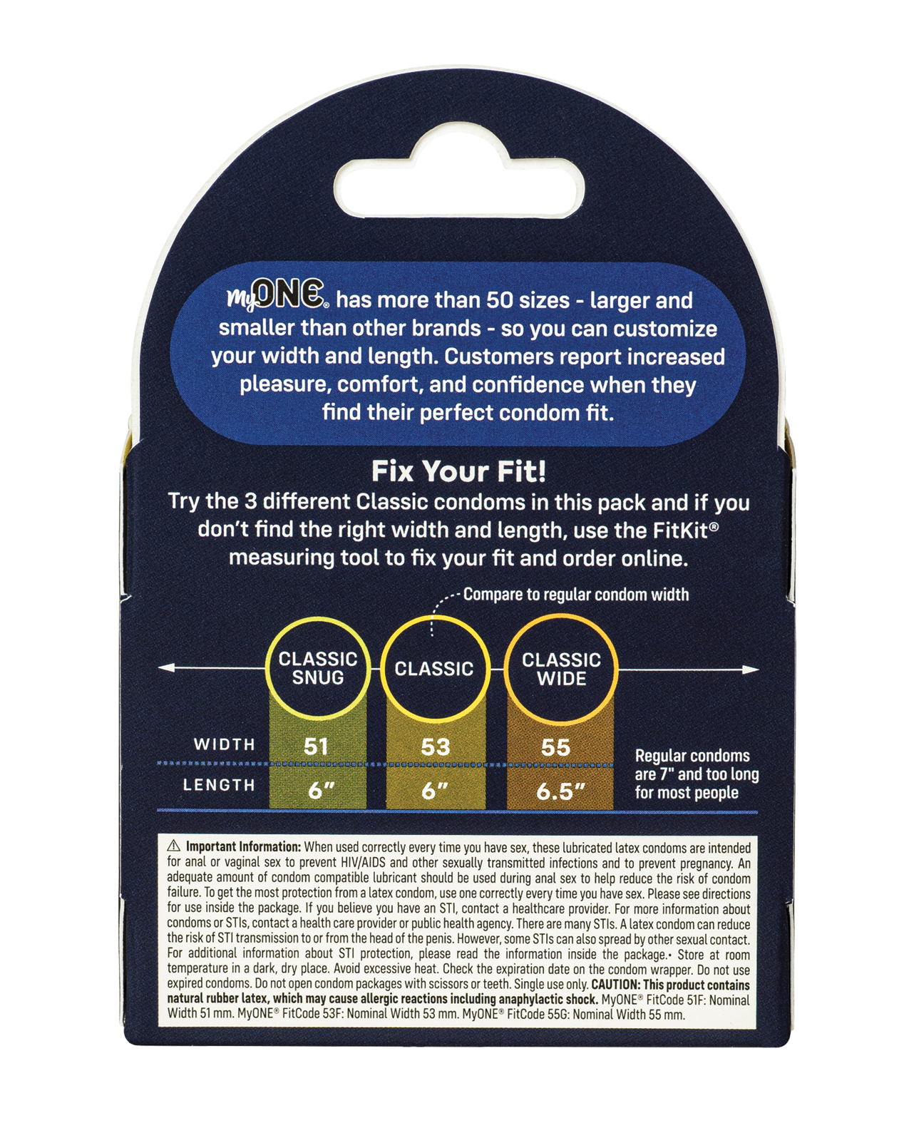 NO ETA - My One Classic Sampler Condoms - Pack of 3 - Image 2