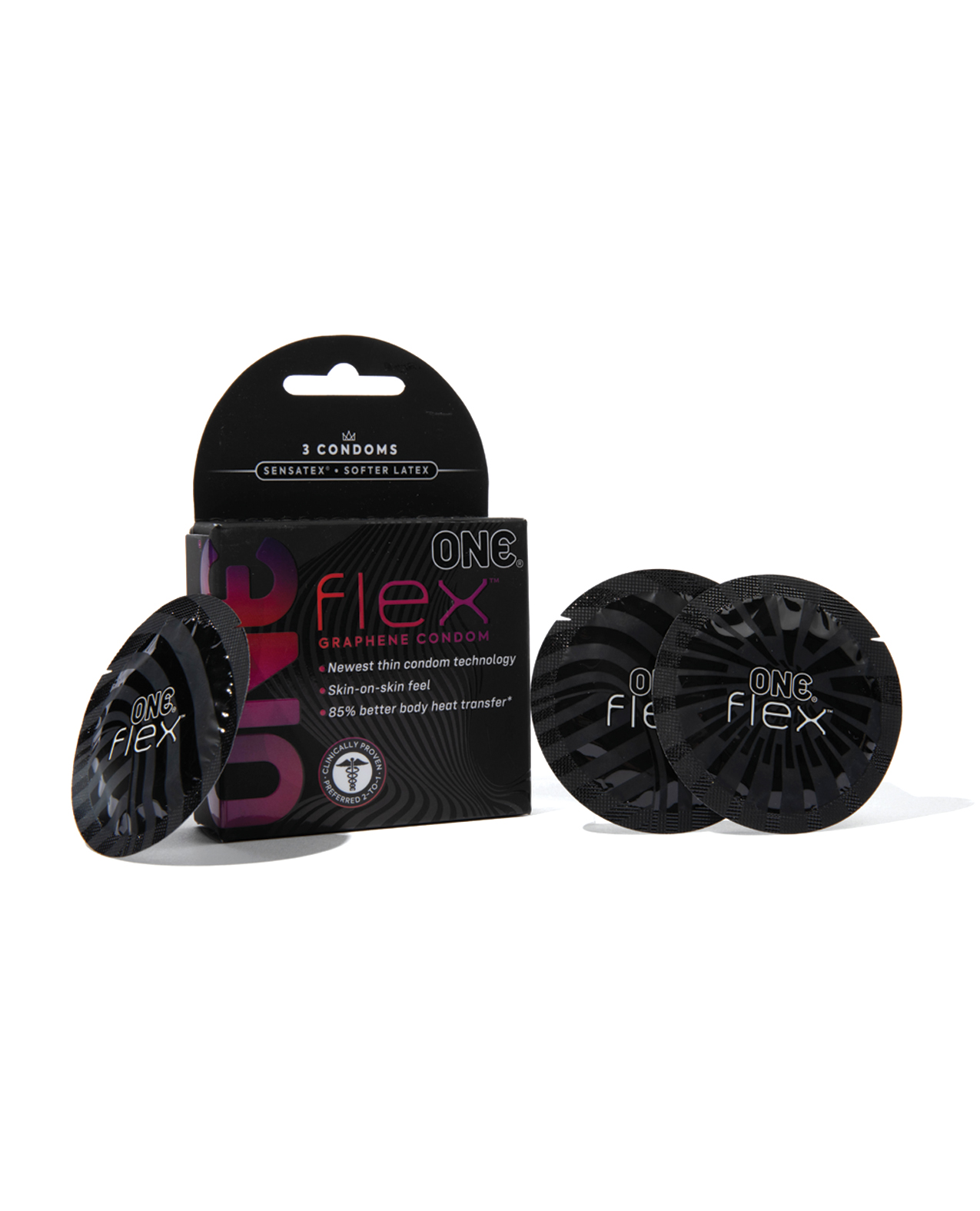 One Flex Ultra-Thin Condoms - Pack of 3 - Image 2