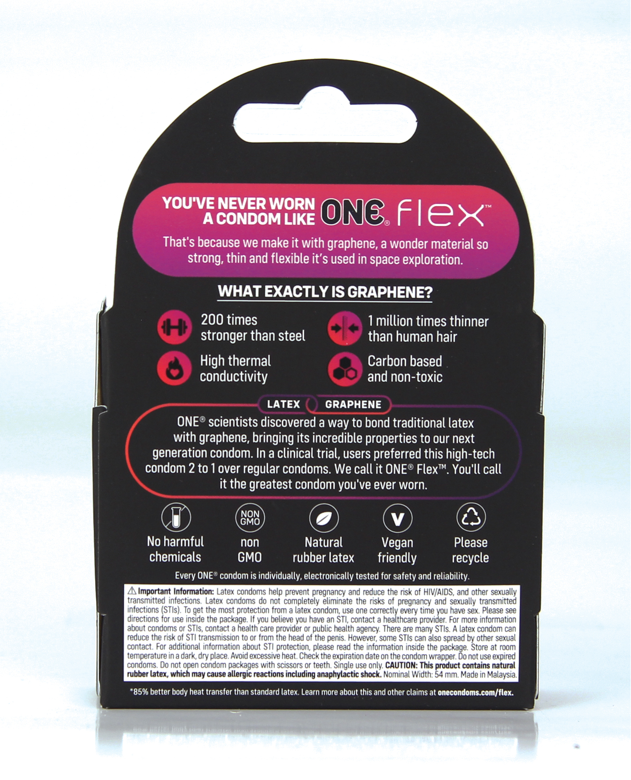 One Flex Ultra-Thin Condoms - Pack of 3 - Image 3