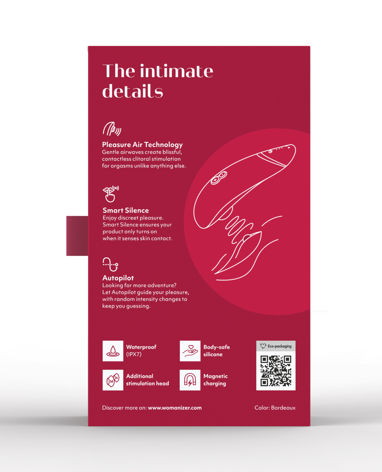 Womanizer Premium 2 - Bordeaux - Image 2