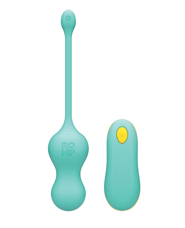 ROMP Cello Remote Control G-Spot Vibrating Egg - Blue - Image 2