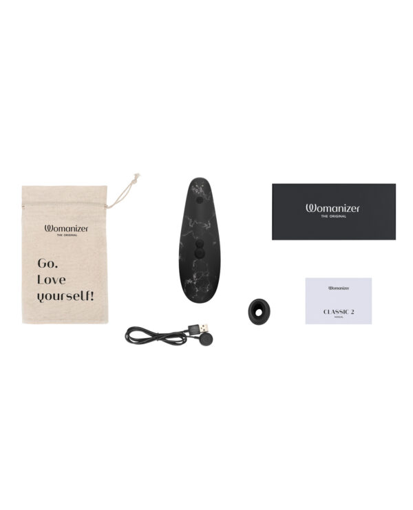 Womanizer Classic 2 Marilyn Monroe Special Edition - Black Marble - Image 5
