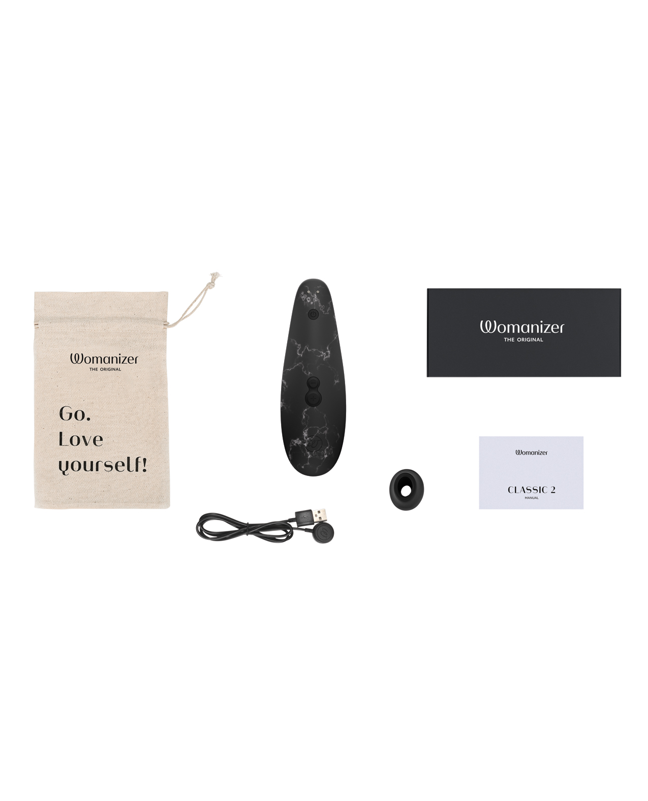 Womanizer Classic 2 Marilyn Monroe Special Edition - Black Marble - Image 5