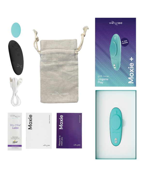 We-Vibe Moxie+ Panty Vibe - Aqua - Image 4