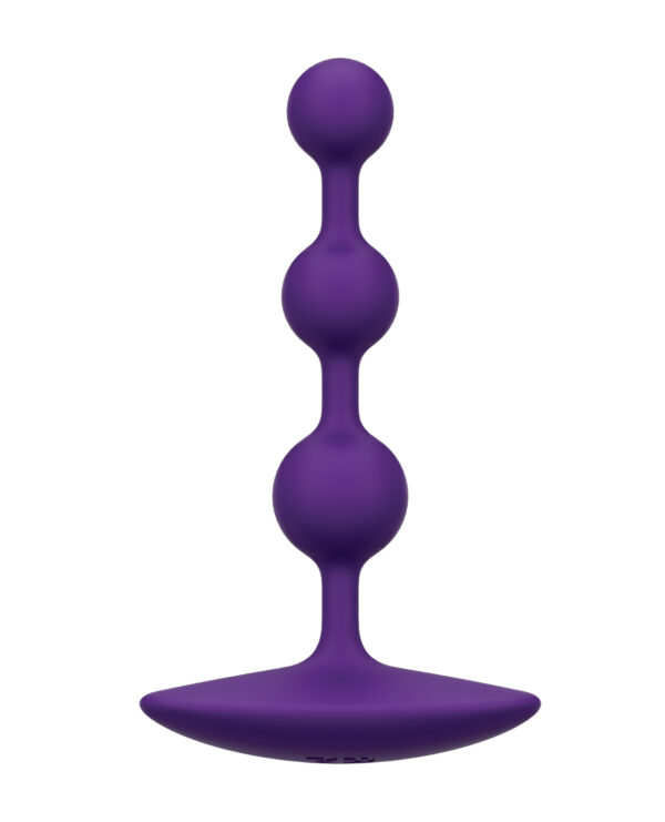 Romp Amp Flexible Anal Beads - Violet - Image 2