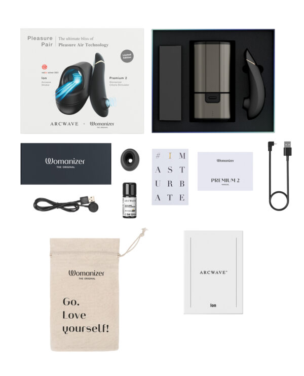 Arcwave Ion / Womanizer Premium 2 Pleasure Pair - Black - Image 5