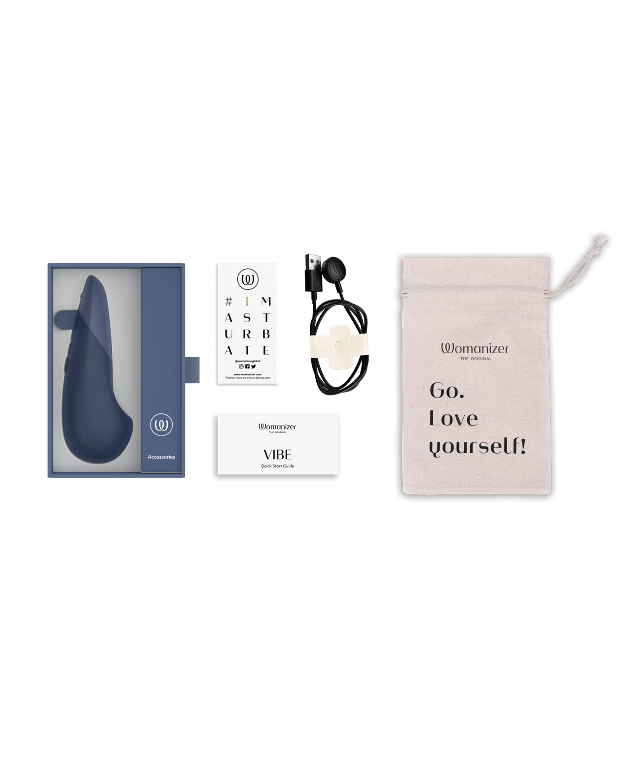 Womanizer Vibe Silent Stimulator - Dark Blue - Image 5