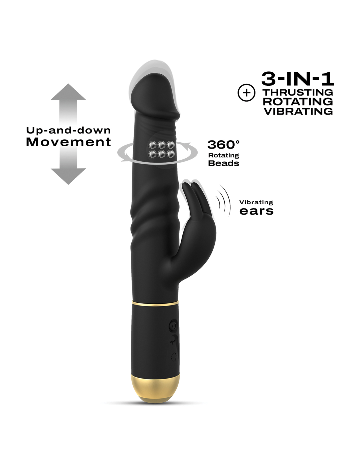 Dorcel Thrusting & Spinning Furious Rabbit 2.0 - Black - Image 4