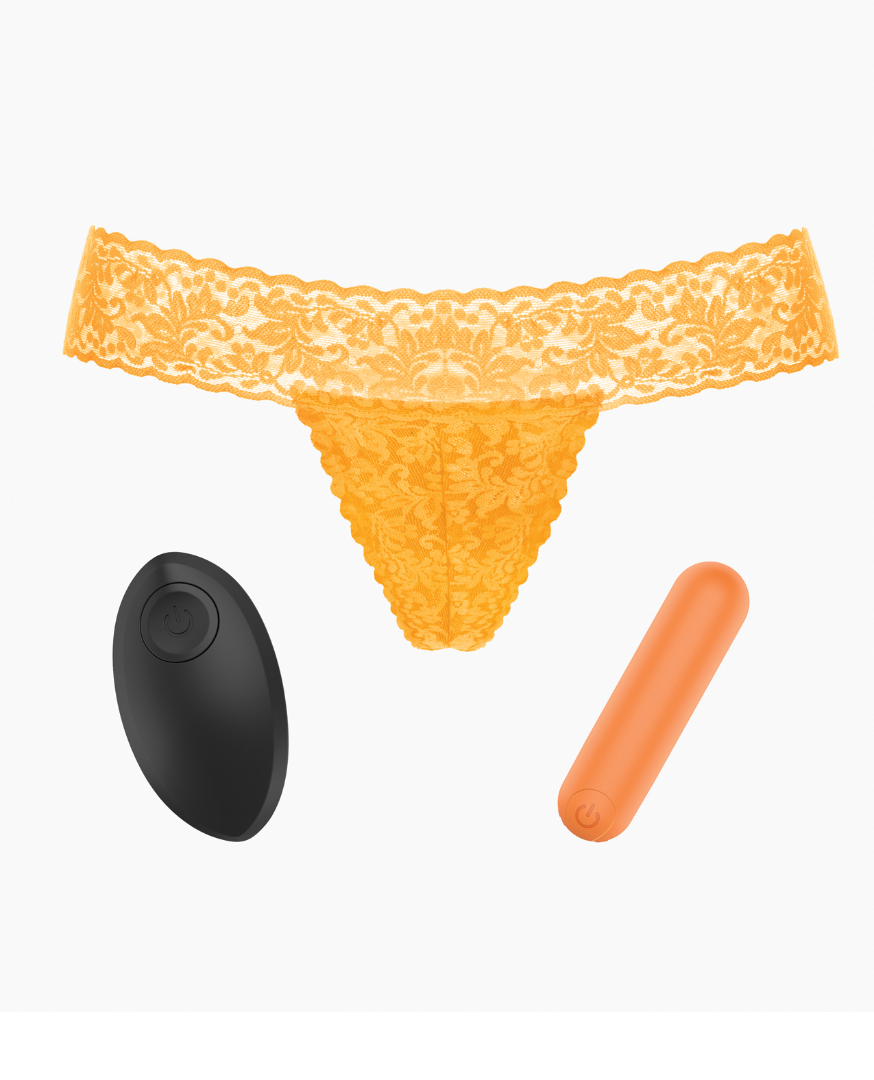Love to Love Secret Panty Vibe 2 - Neon Orange - Image 2