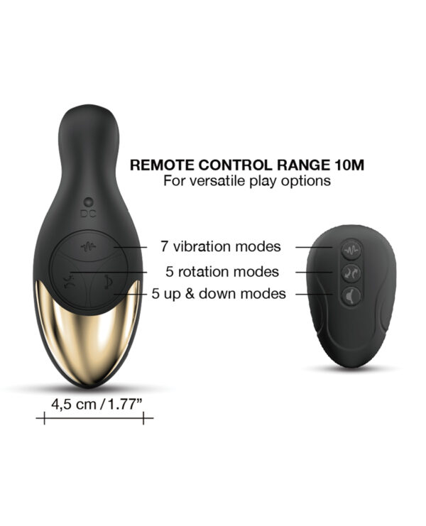 Dorcel P-Joy Double Action Prostate Massager - Black - Image 5