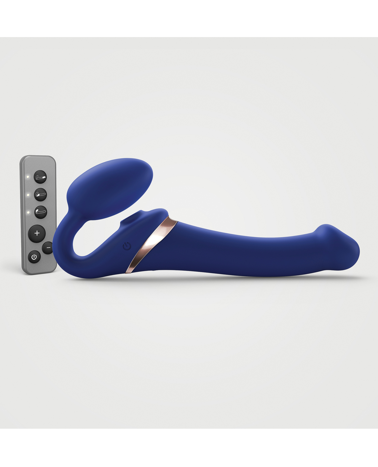 Strap on Me Multi Orgasm Bendable Strapless Strap on Medium - Night Blue - Image 2