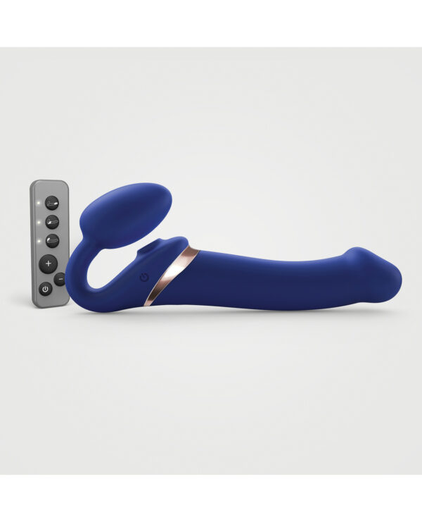 Strap on Me Multi Orgasm Bendable Strapless Strap on Large - Night Blue - Image 2
