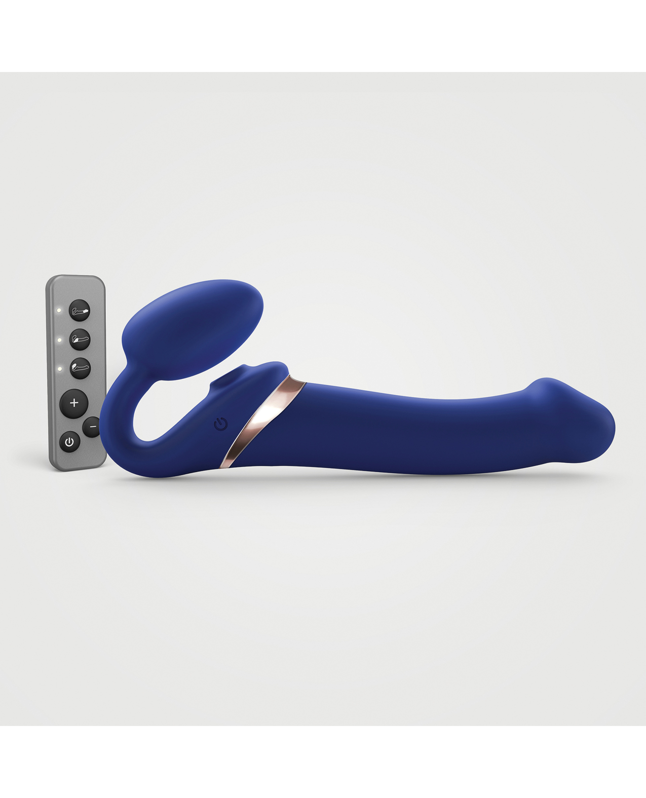 Strap on Me Multi Orgasm Bendable Strapless Strap on Large - Night Blue - Image 2