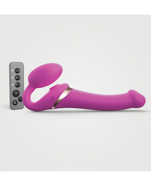 Strap on Me Multi Orgasm Bendable Strapless Strap on Medium - Fuchsia - Image 2