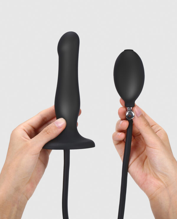 Strap on Me Inflatable Dildo Plug - Black - Image 2