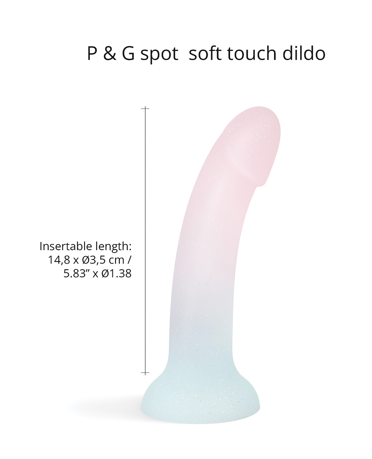 Love to Love Silicone Dildolls Galactica - Unicorn Color w/Glitter - Image 3