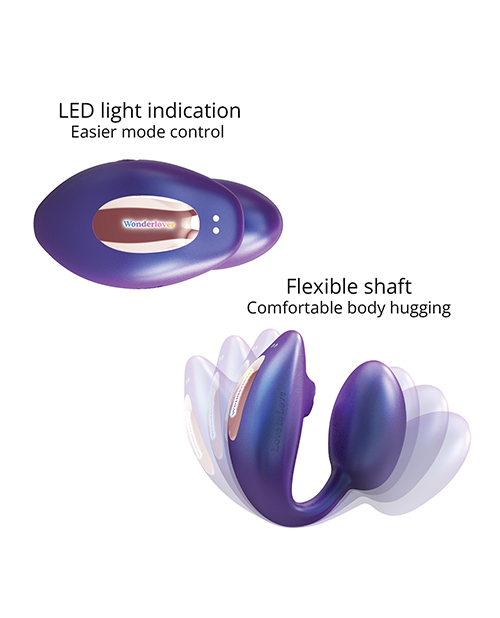 Love to Love Wonderlover Dual Stimulator - Iridescent Night - Image 4