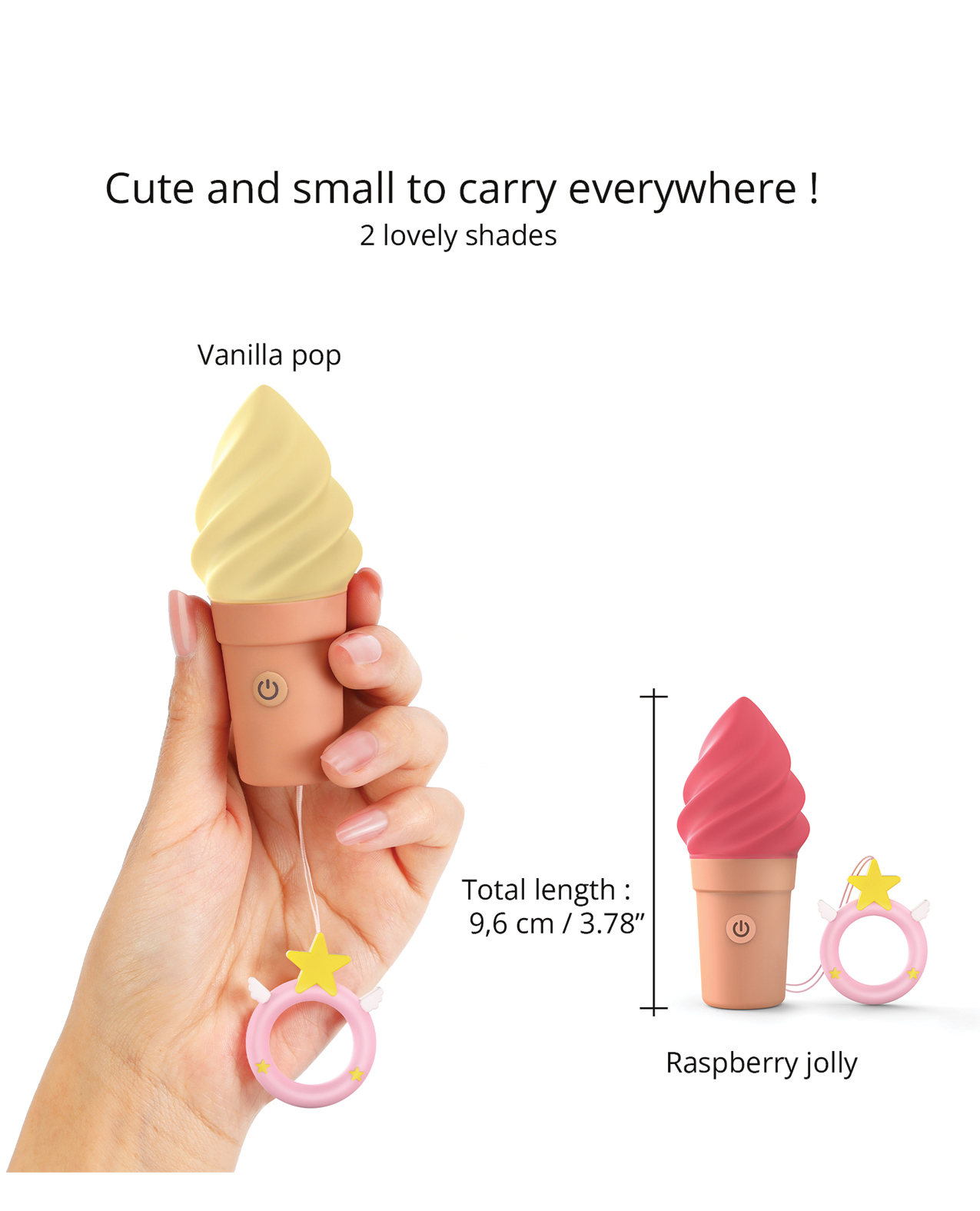 Love to Love Cand'ice Ice Cream Cone Stimulator - Vanilla Pop - Image 4