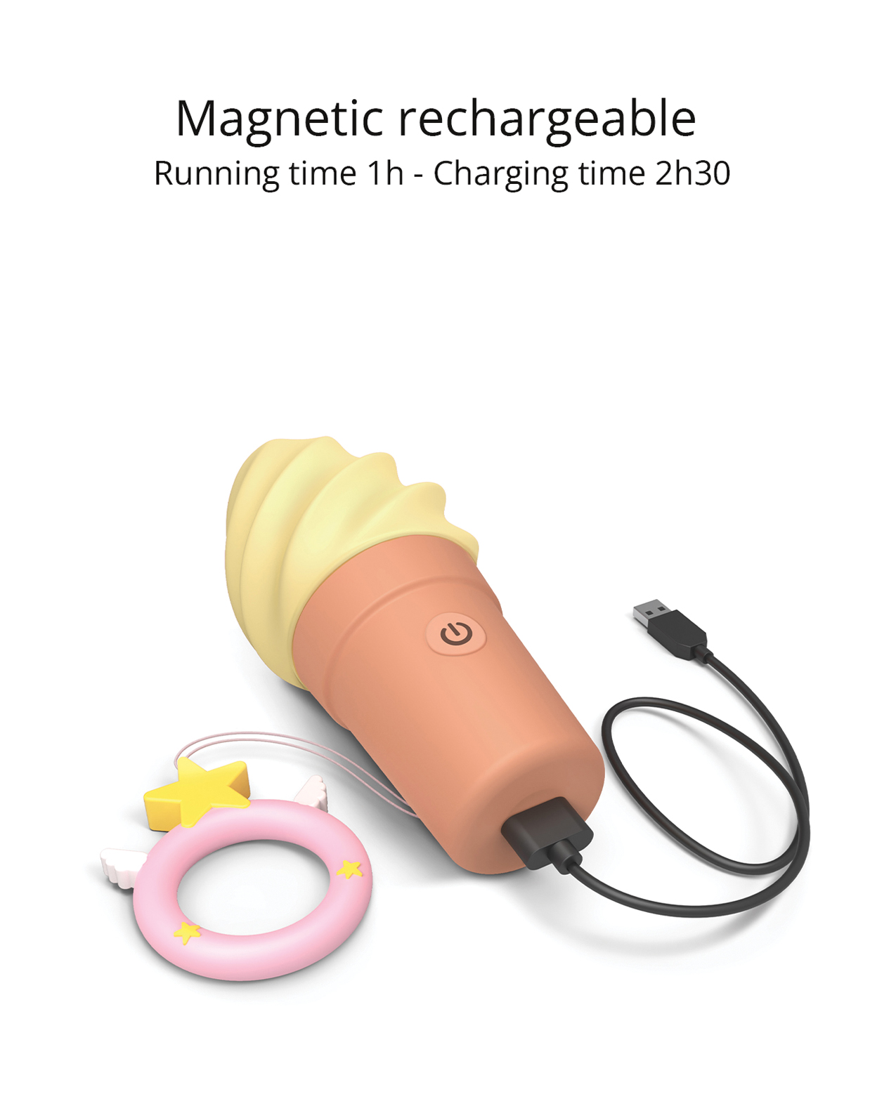 Love to Love Cand'ice Ice Cream Cone Stimulator - Vanilla Pop - Image 5