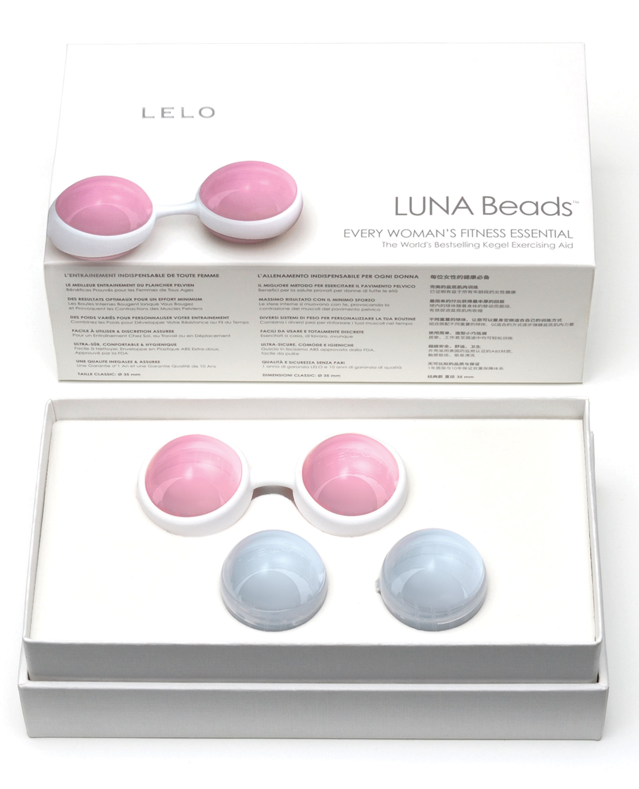 LELO Luna Beads - Pink & Blue - Image 2