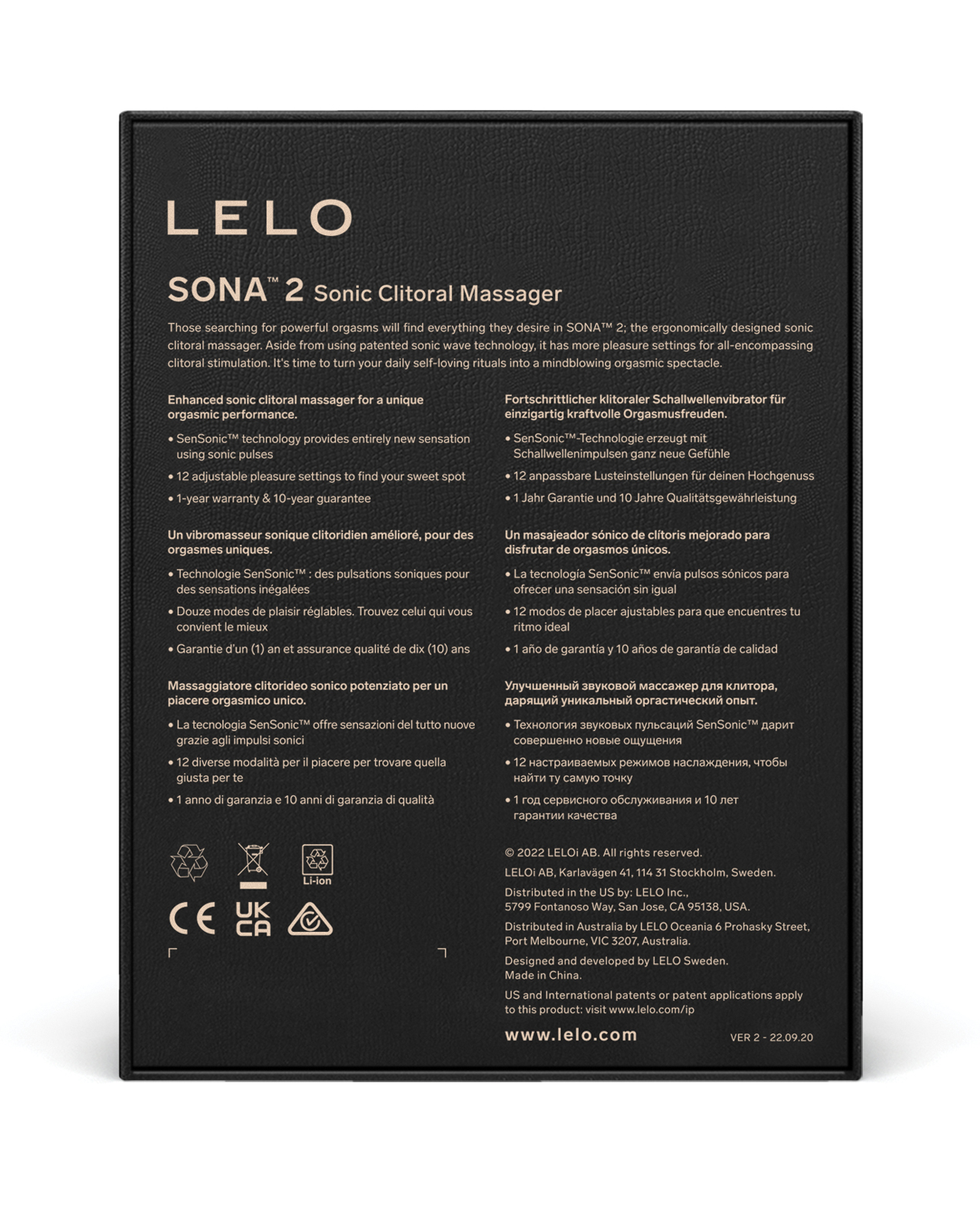 LELO Sona 2 - Cerise - Image 5