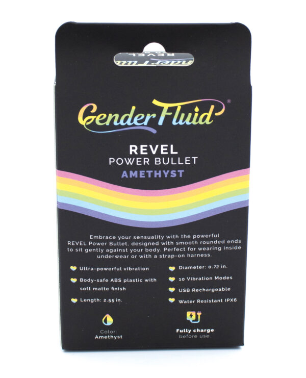 Gender Fluid Revel Power Bullet - Purple - Image 2