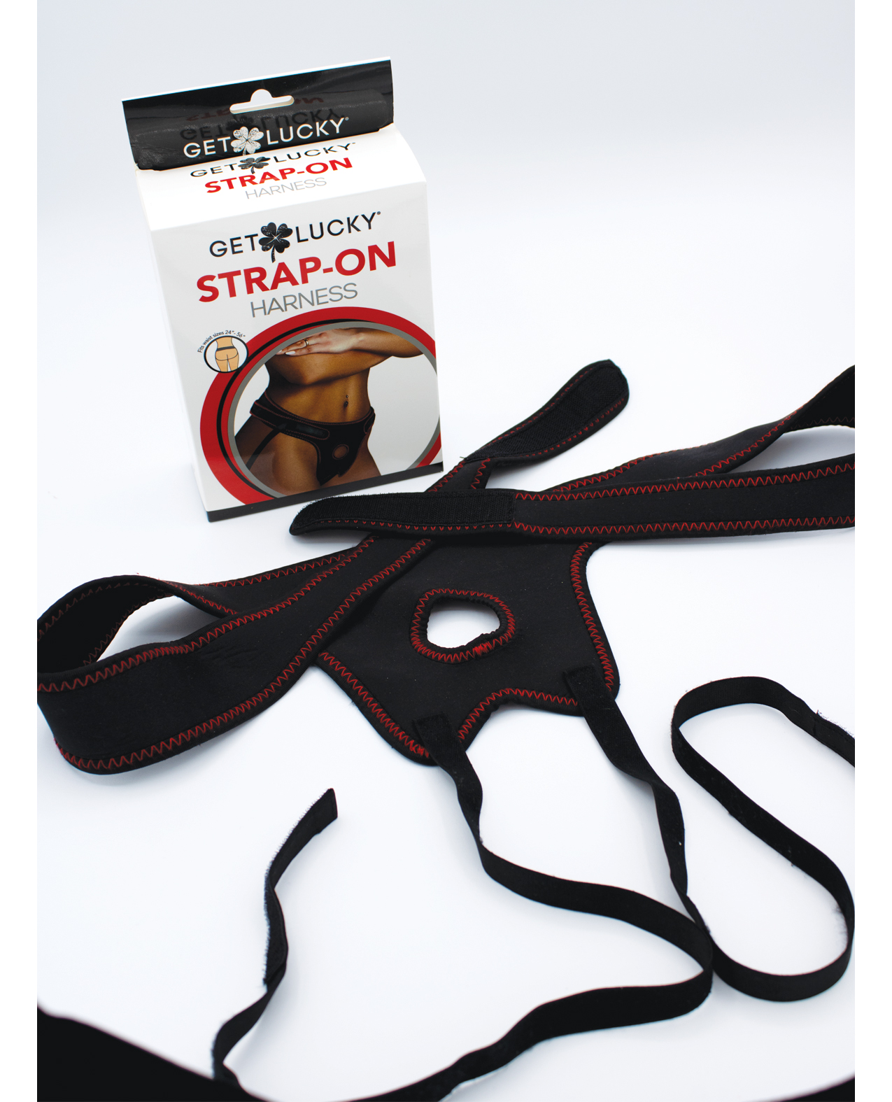 Get Lucky Strap On Harness - Black - Image 2
