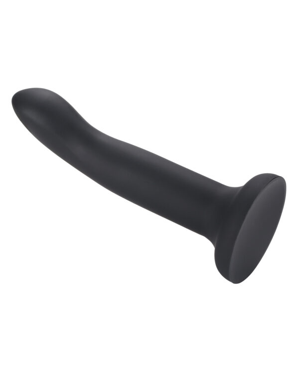 Gender Fluid 6.5" Enthrall Strap On Dildo - Black - Image 4