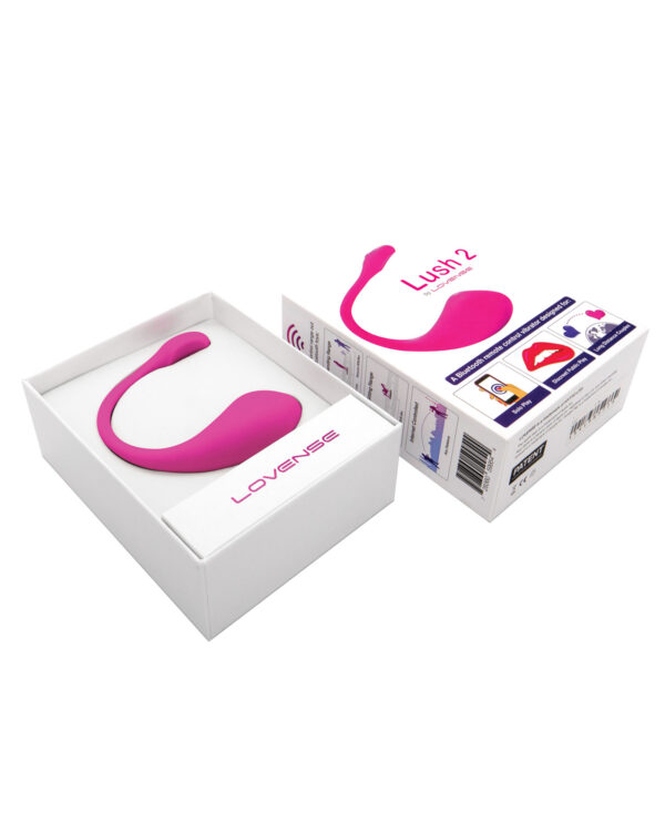 Lovense Lush 2.0 Sound Activated Vibrator - Pink - Image 4