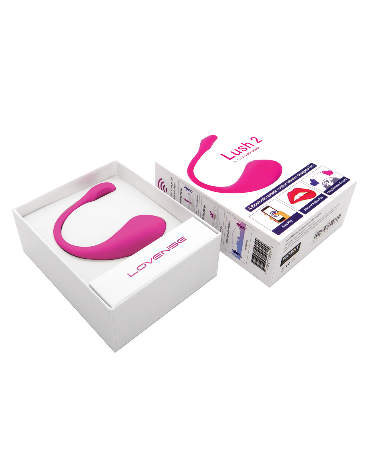 Lovense Lush 2.0 Sound Activated Vibrator - Pink - Image 4