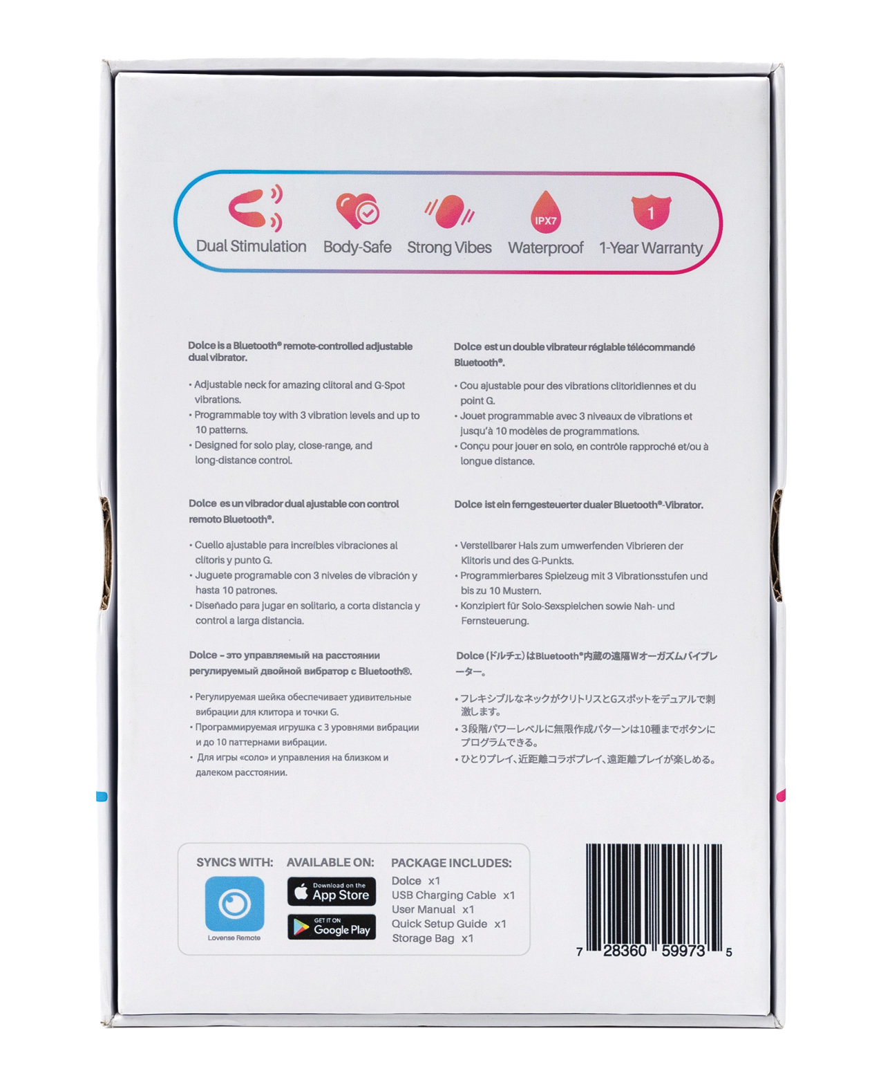 Lovense Dolce (previously Quake) Adjustable Dual Stimulator - Pink - Image 2