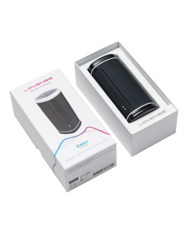Lovense Calor Compact Heating Masturbator - Black - Image 4