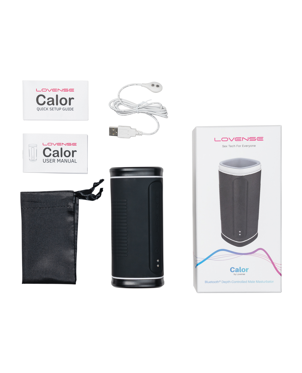Lovense Calor Compact Heating Masturbator - Black - Image 5