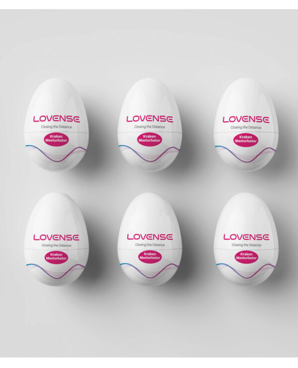 Lovense Kraken Egg 6-Pack - White - Image 2