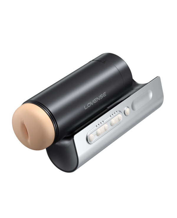 Lovense Solace Pro Thrusting Masturbator - Black - Image 2