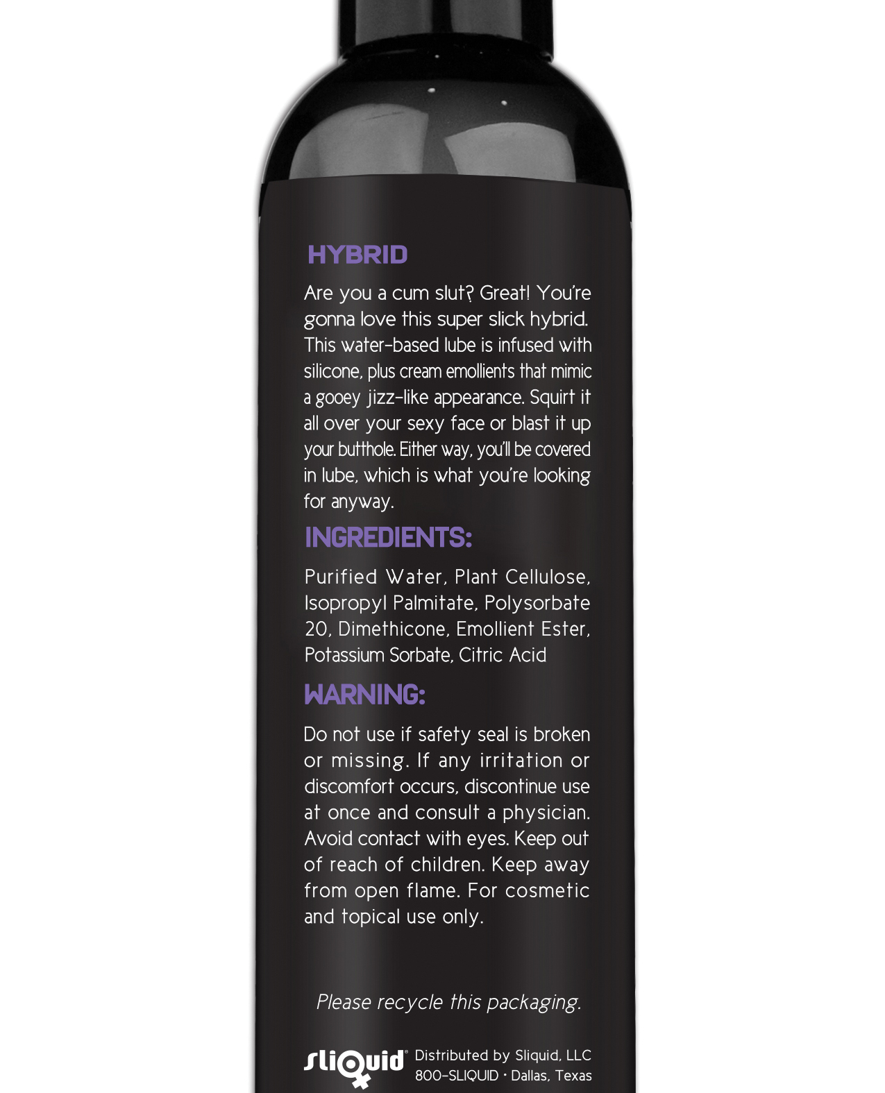 Ride BodyWorx Silk Hybrid Lubricant - 8.5 oz - Image 2