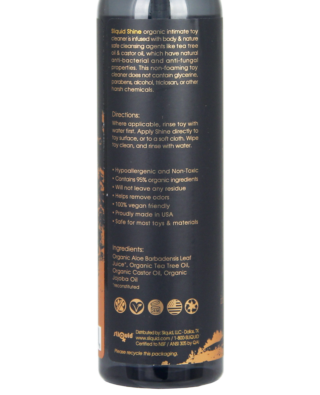 Sliquid Shine Organic Toy Cleaner - 8.5 oz - Image 2