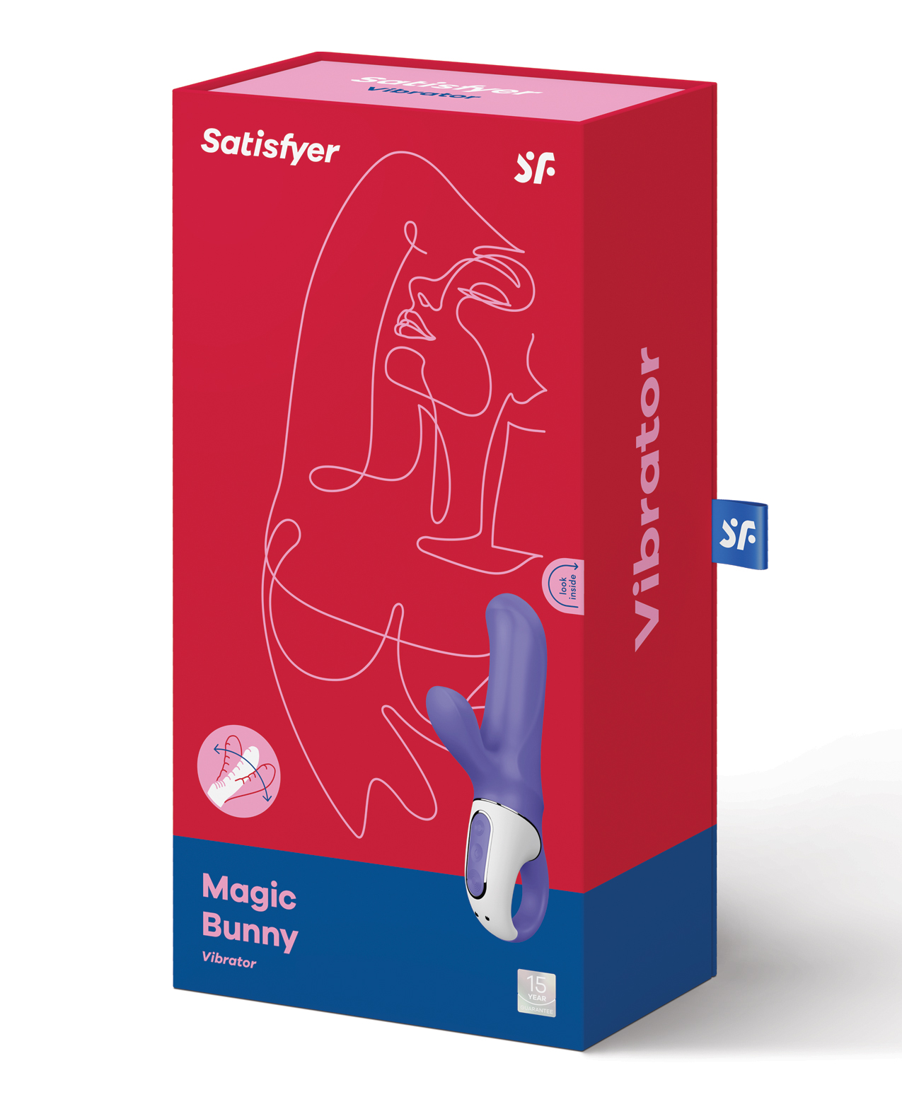 Satisfyer Vibes Magic Bunny - Blue - Image 5