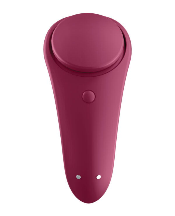 Satisfyer Sexy Secret Panty Vibrator - Red Wine - Image 3