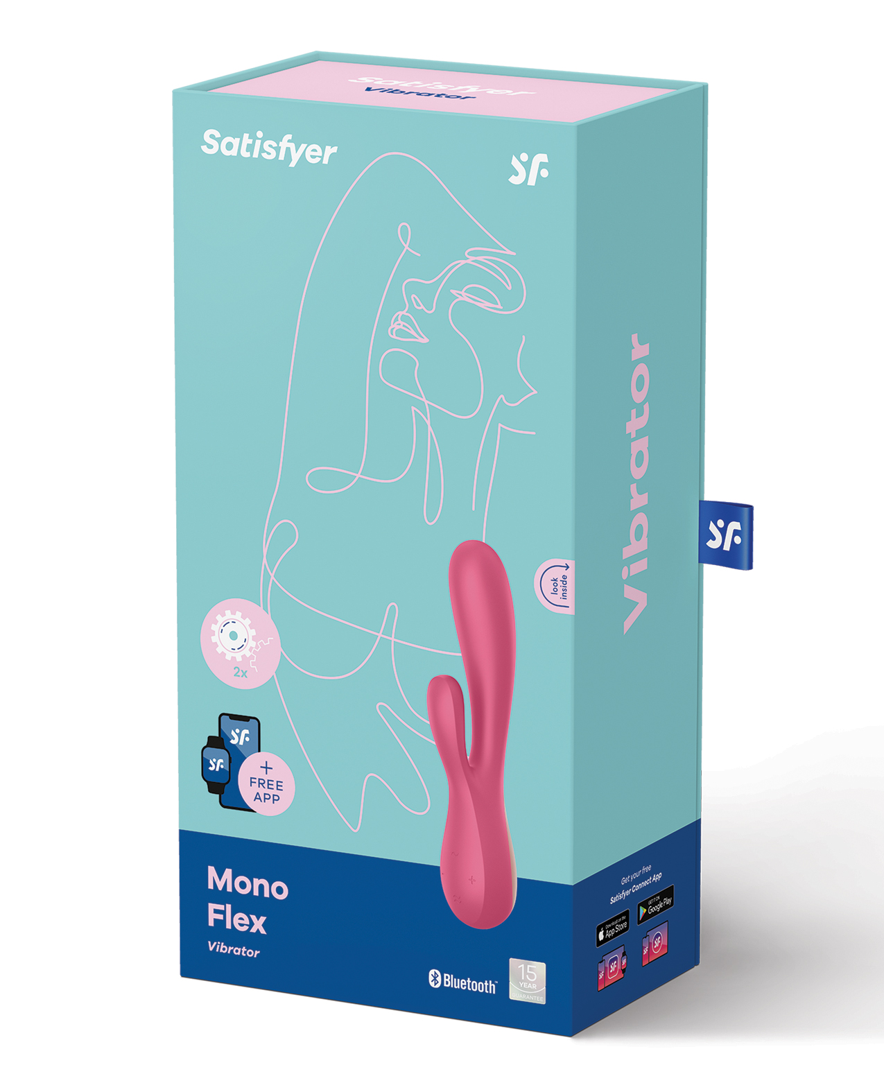 Satisfyer Mono Flex - Red - Image 3