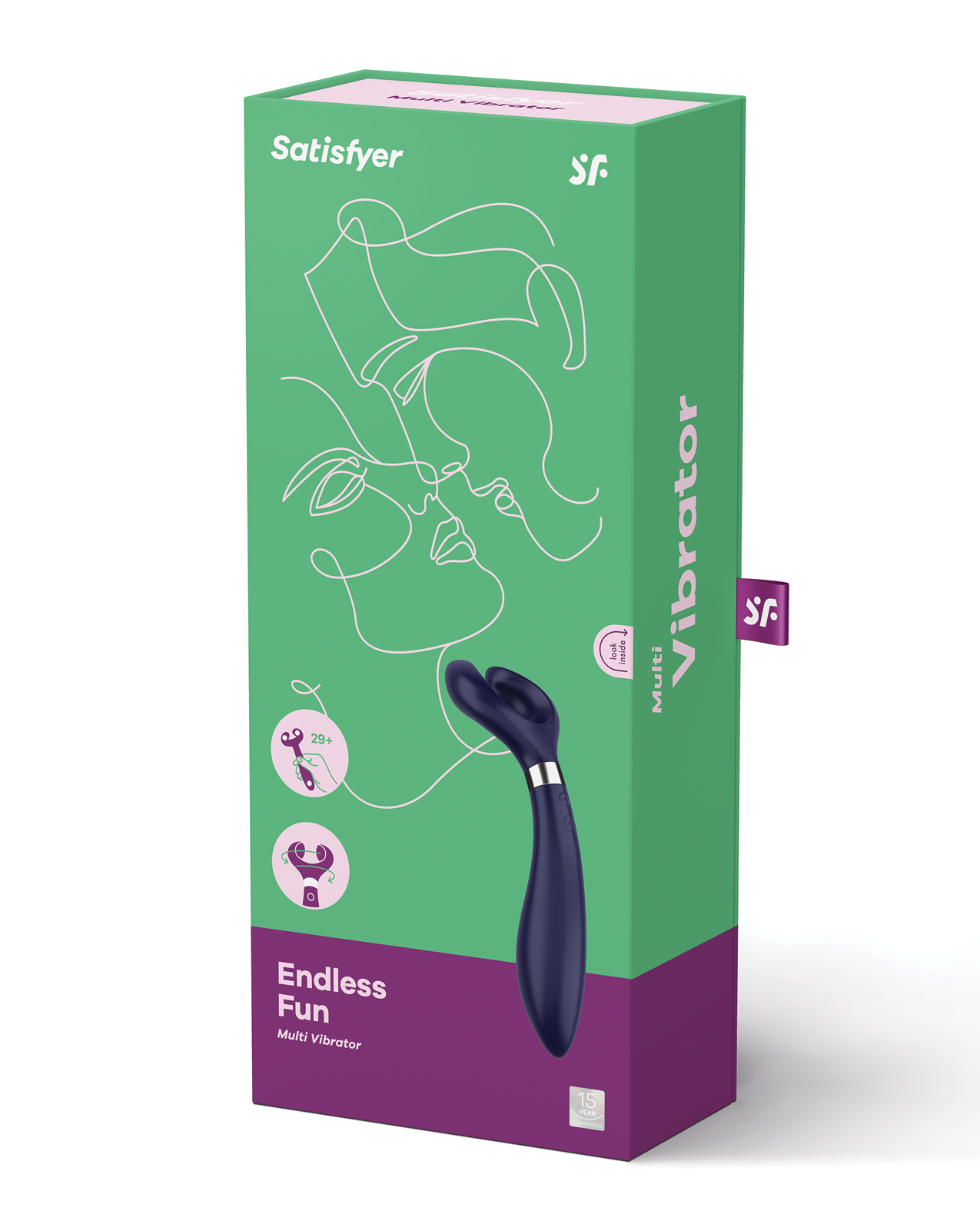 Satisfyer Endless Fun Multi Vibrator - Blue - Image 4