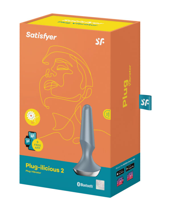 Satisfyer Plug-ilicious 2 - Ice Blue - Image 5