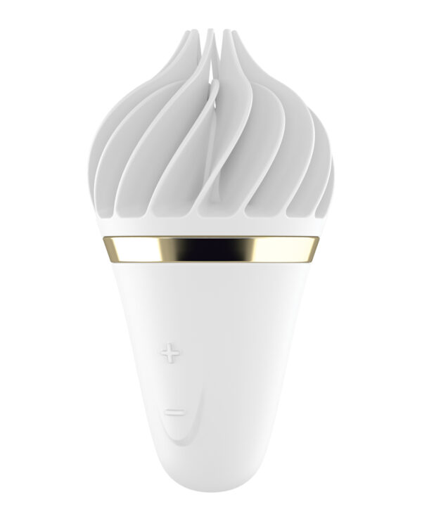 Satisfyer Sweet Treat - White/Gold - Image 2