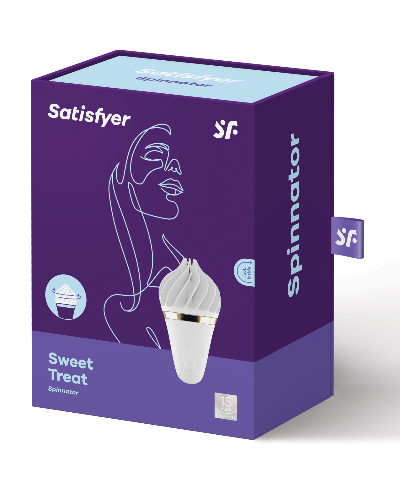 Satisfyer Sweet Treat - White/Gold - Image 4