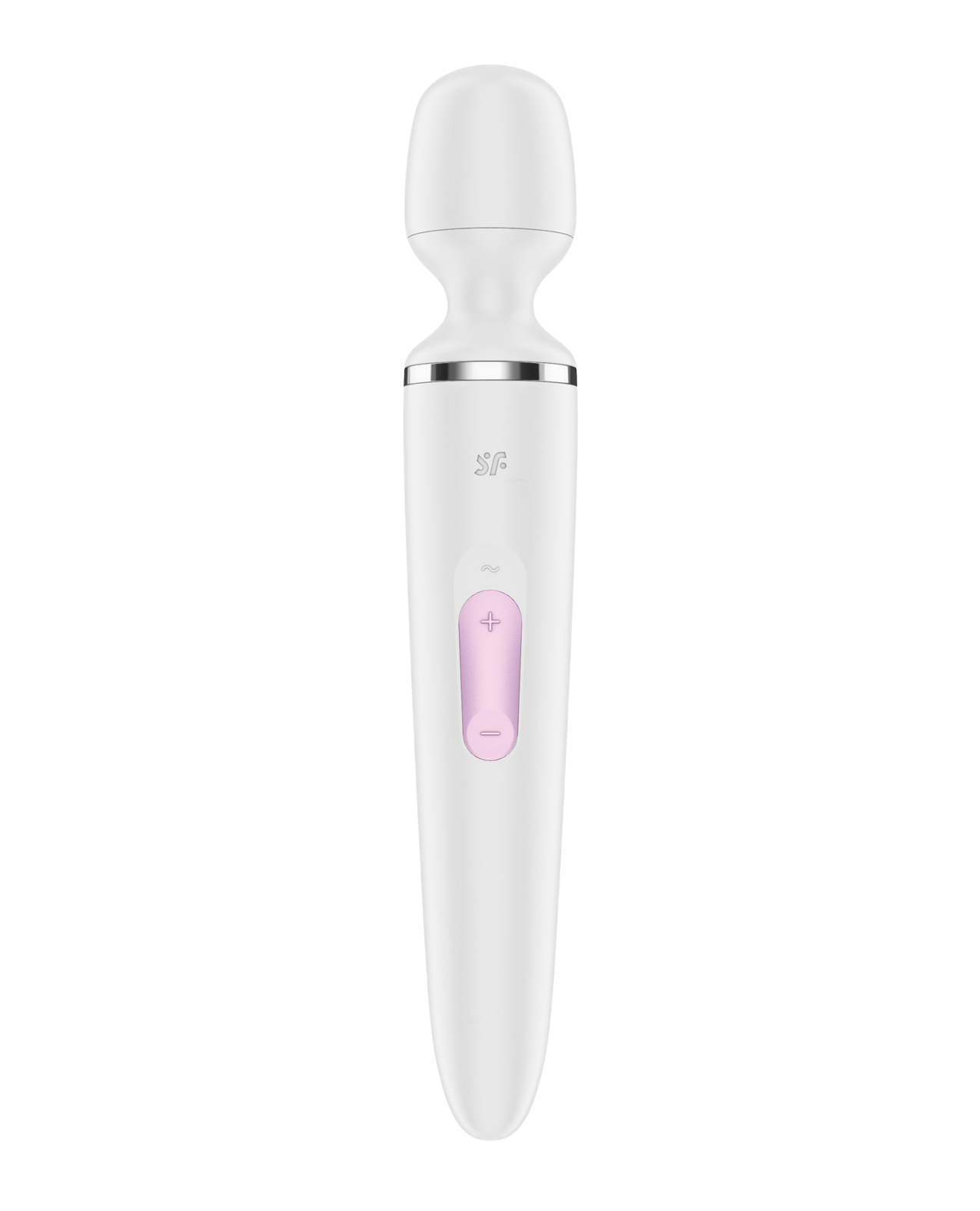 Satisfyer Wand-er Woman - White/Chrome - Image 4