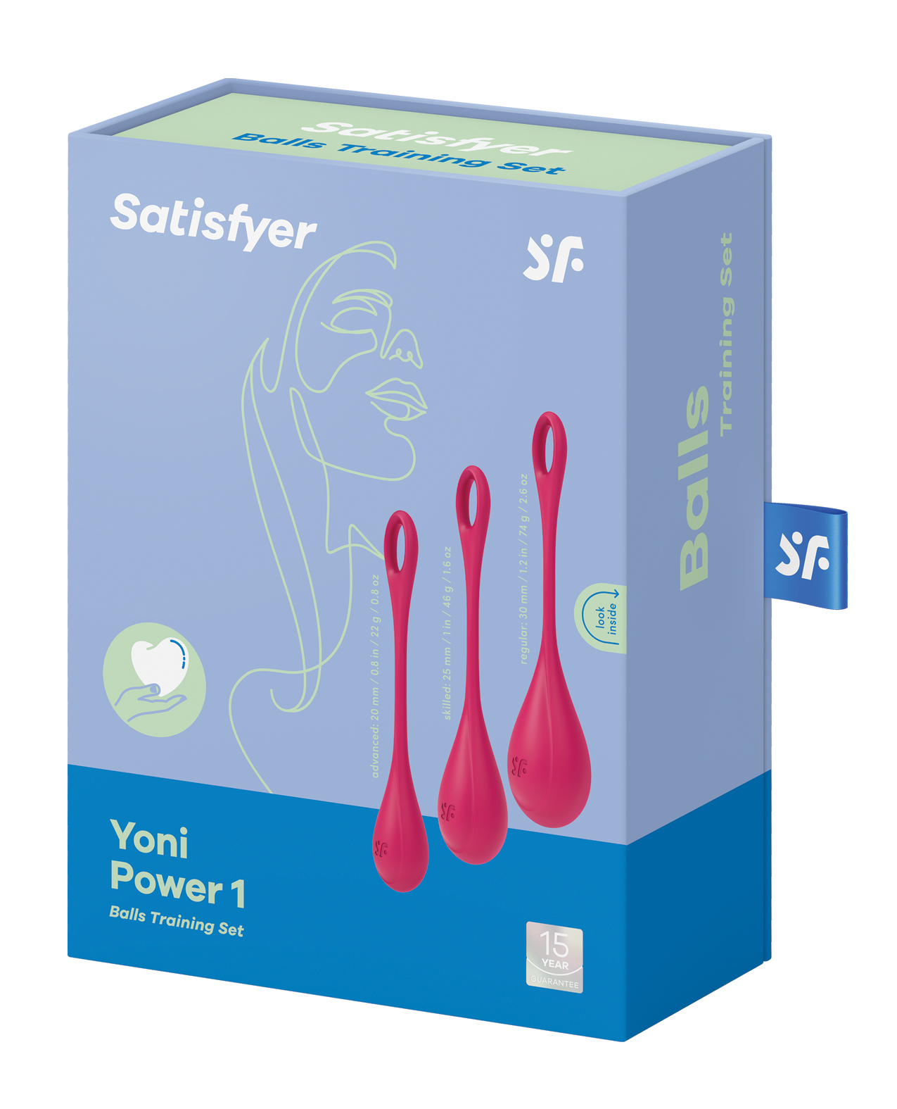 Satisfyer Yoni Power 1 Balls Training Set - Red - Image 5