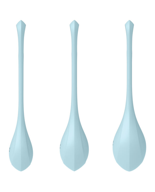 Satisfyer Yoni Power 2 Balls Training Set - Light Blue - Image 2
