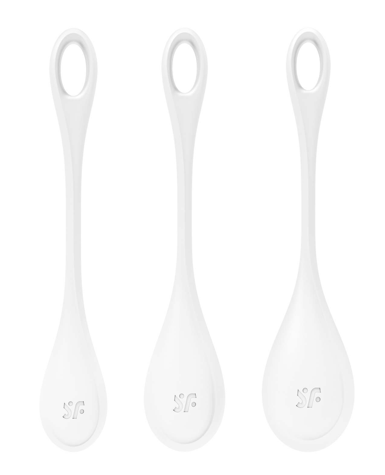 Satisfyer Yoni Power 1 Balls Training Set - White - Image 4