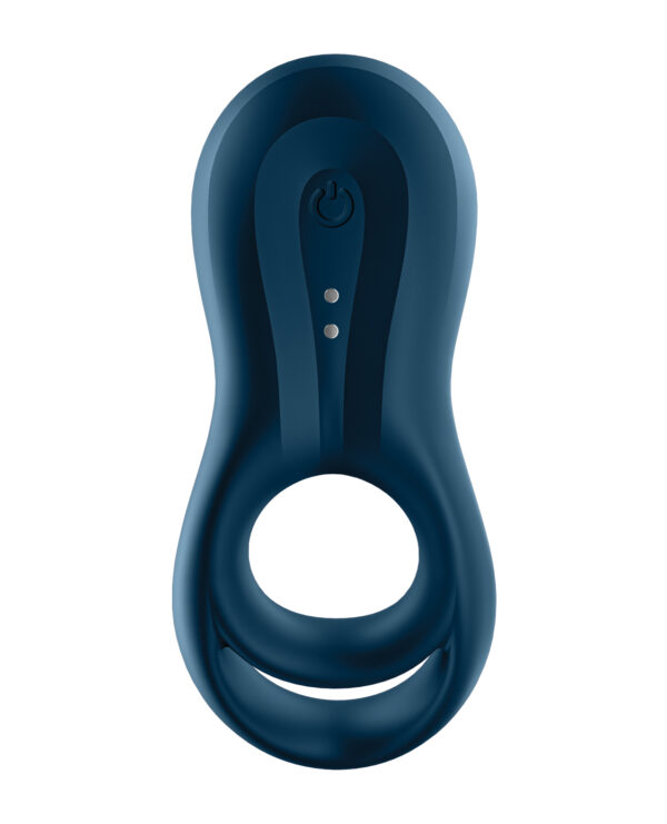 Satisfyer Epic Duo Ring Vibrator - Dark Blue - Image 2