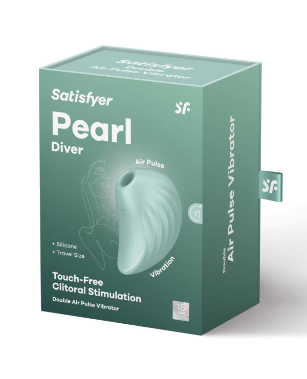 Satisfyer Pearl Diver - Mint - Image 5